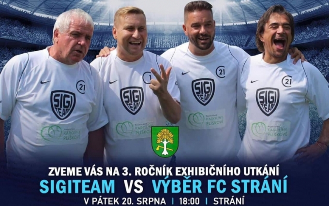 V pátek 20.8.2021 v 18:00 exhibiční utkání SIGITEAM vs FC Strání